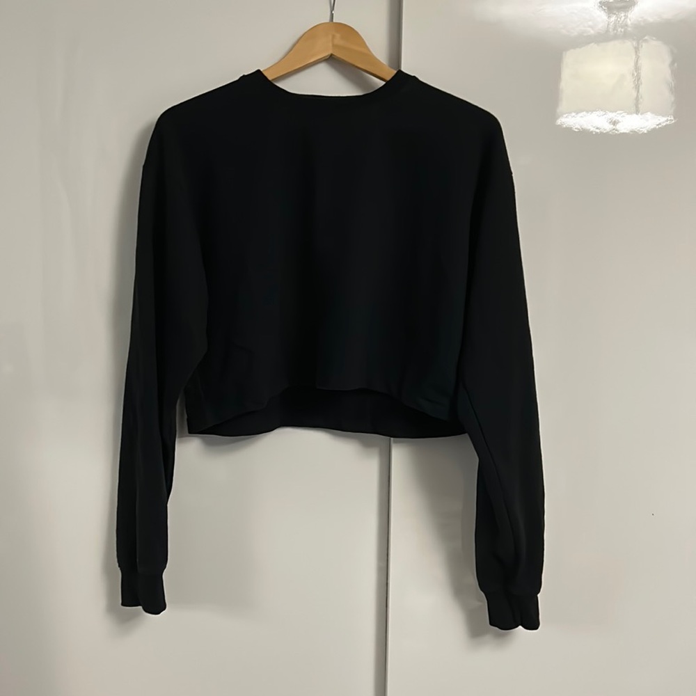 Missguided cropped crewneck sweater